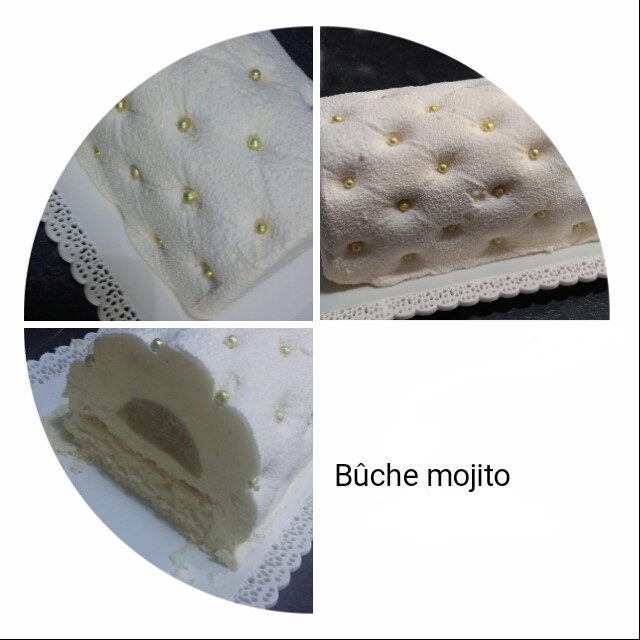 Bûche façon mojito