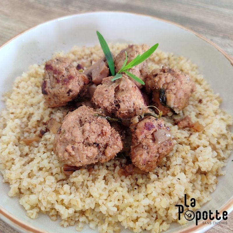 Boulettes de veau au citron vert 