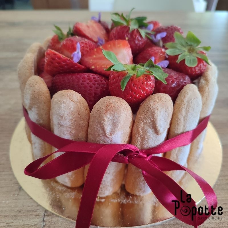 Charlotte aux fraises