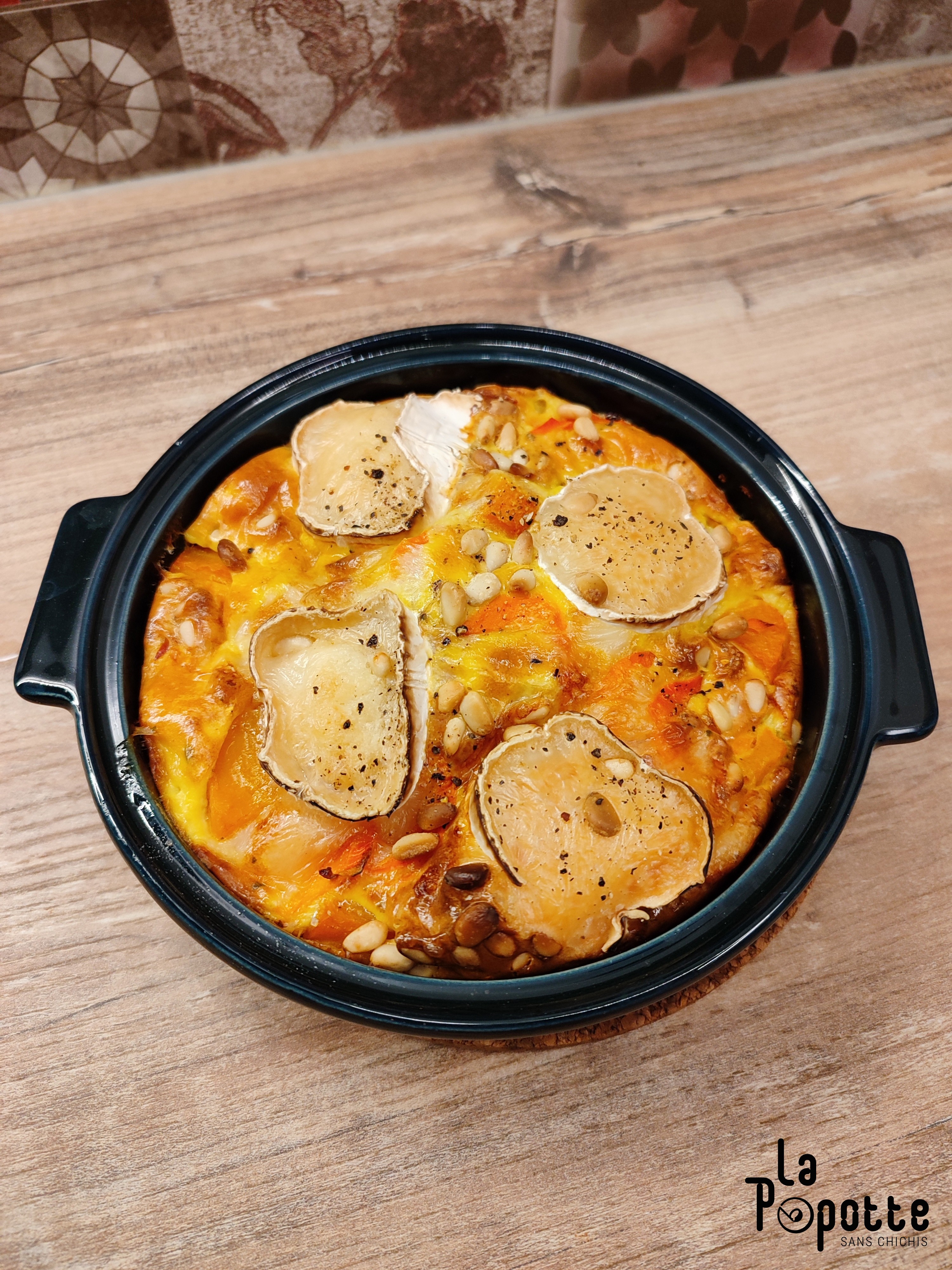 Clafoutis carotte butternut chèvre