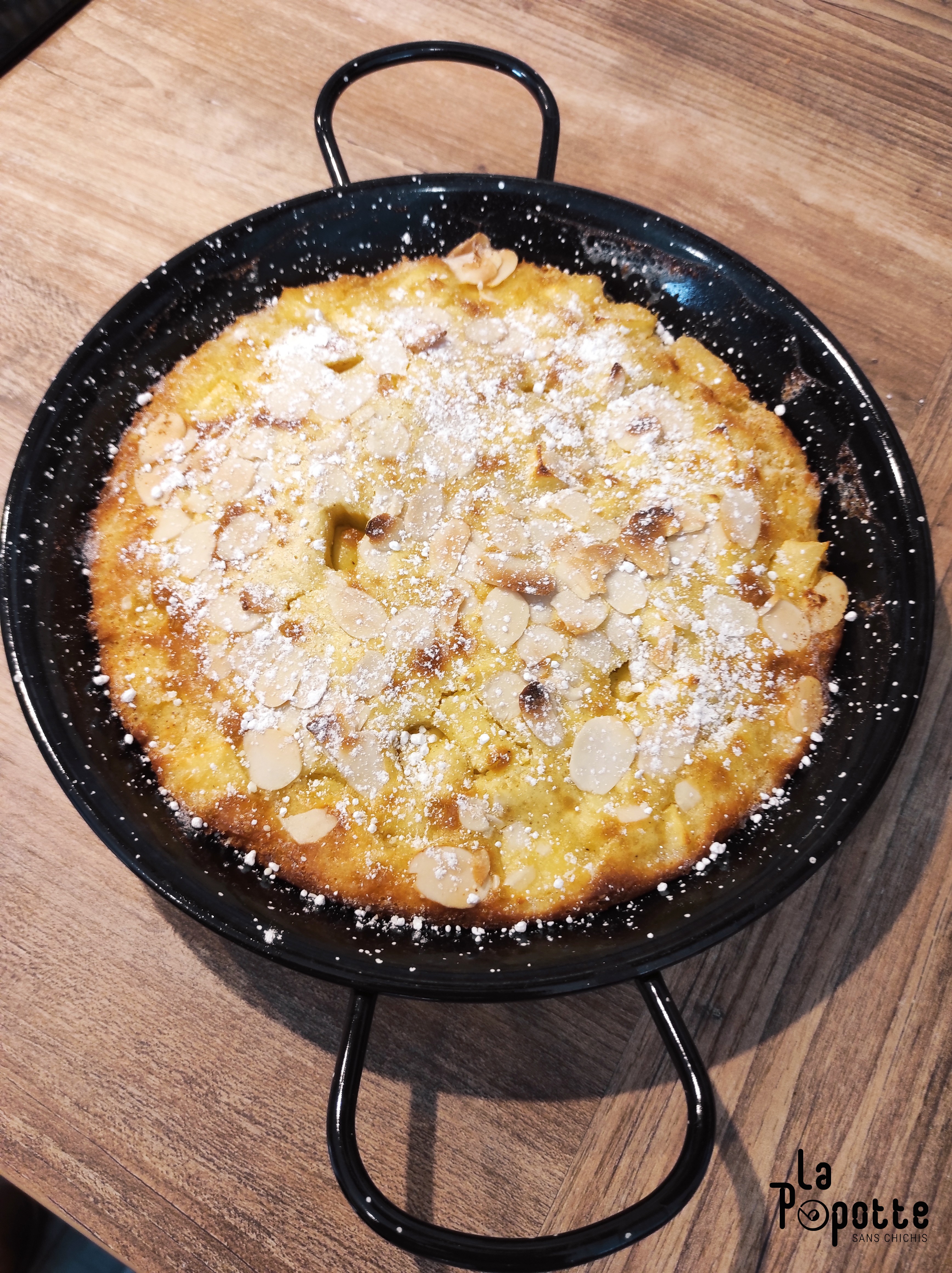 Crêpe épaisse aux pommes