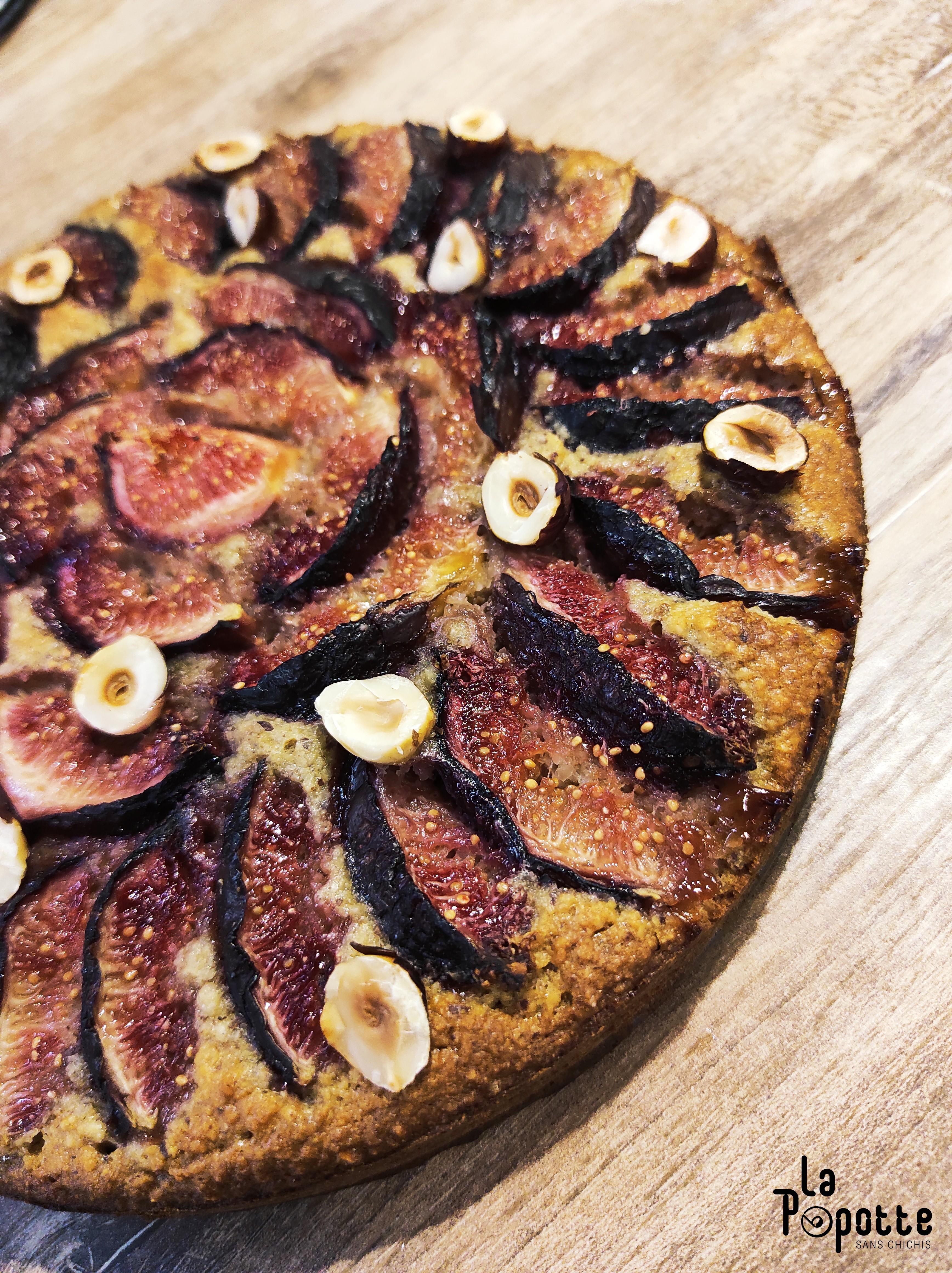 Gâteau noisette figues