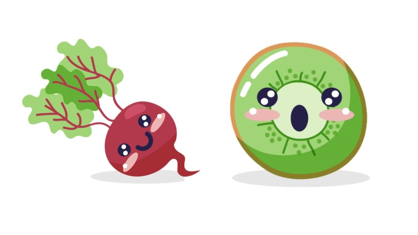 Kiwi & Radis