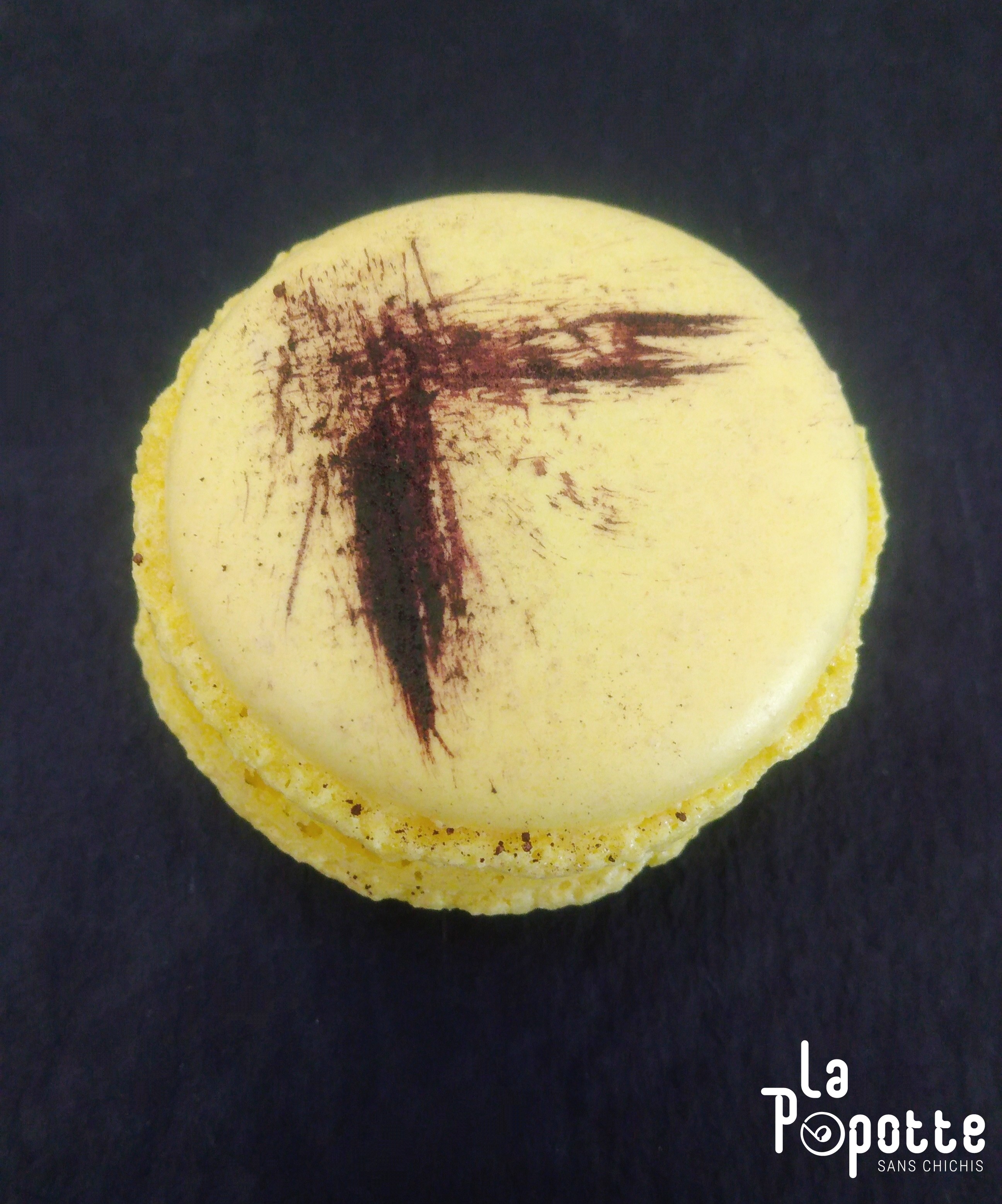 Macarons citron framboise