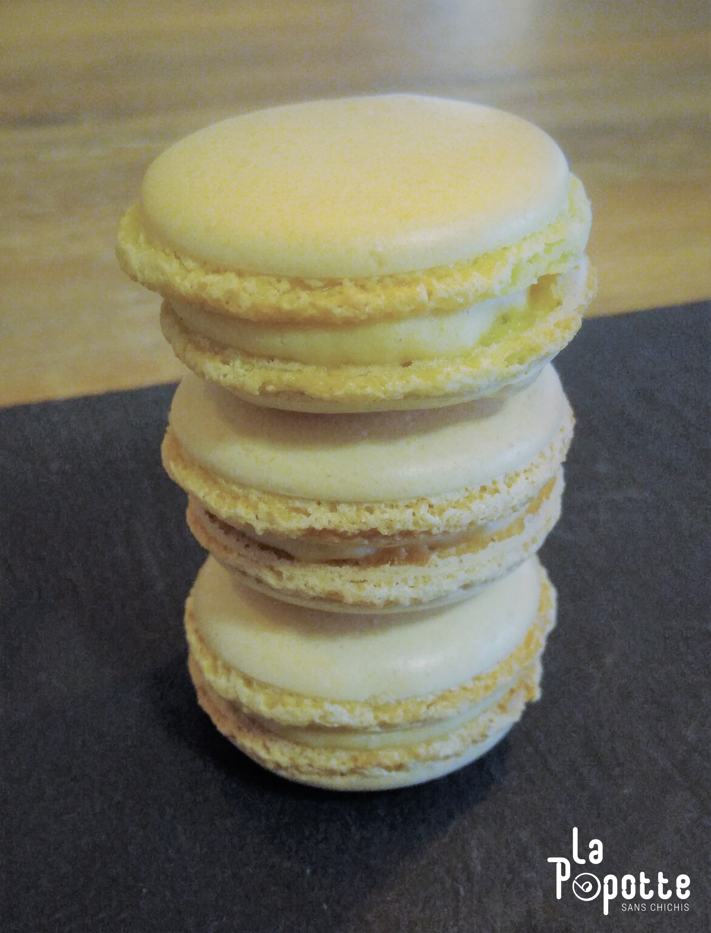Macarons poire vanillée