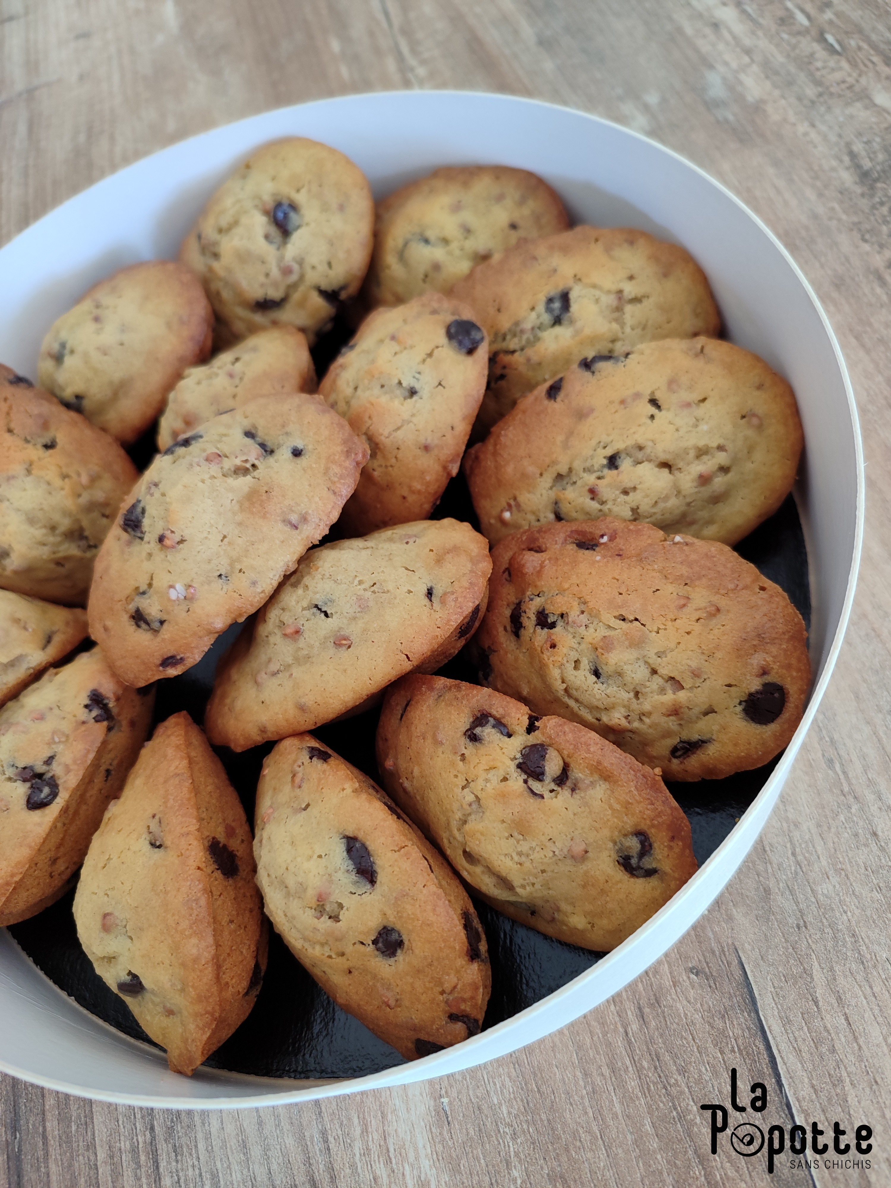 Madeleine pépites de chocolat, kasha
