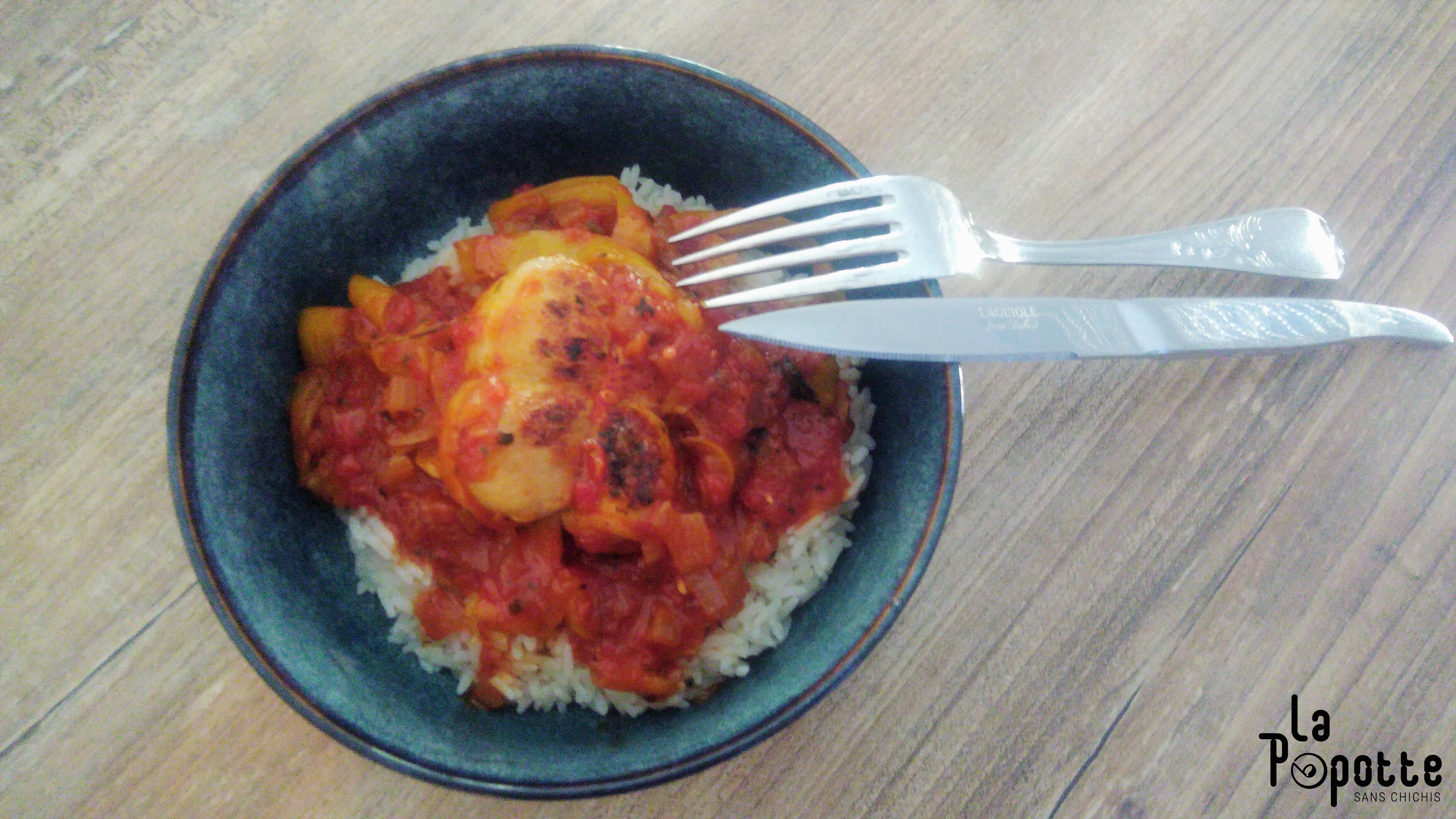 Paupiette façon basquaise