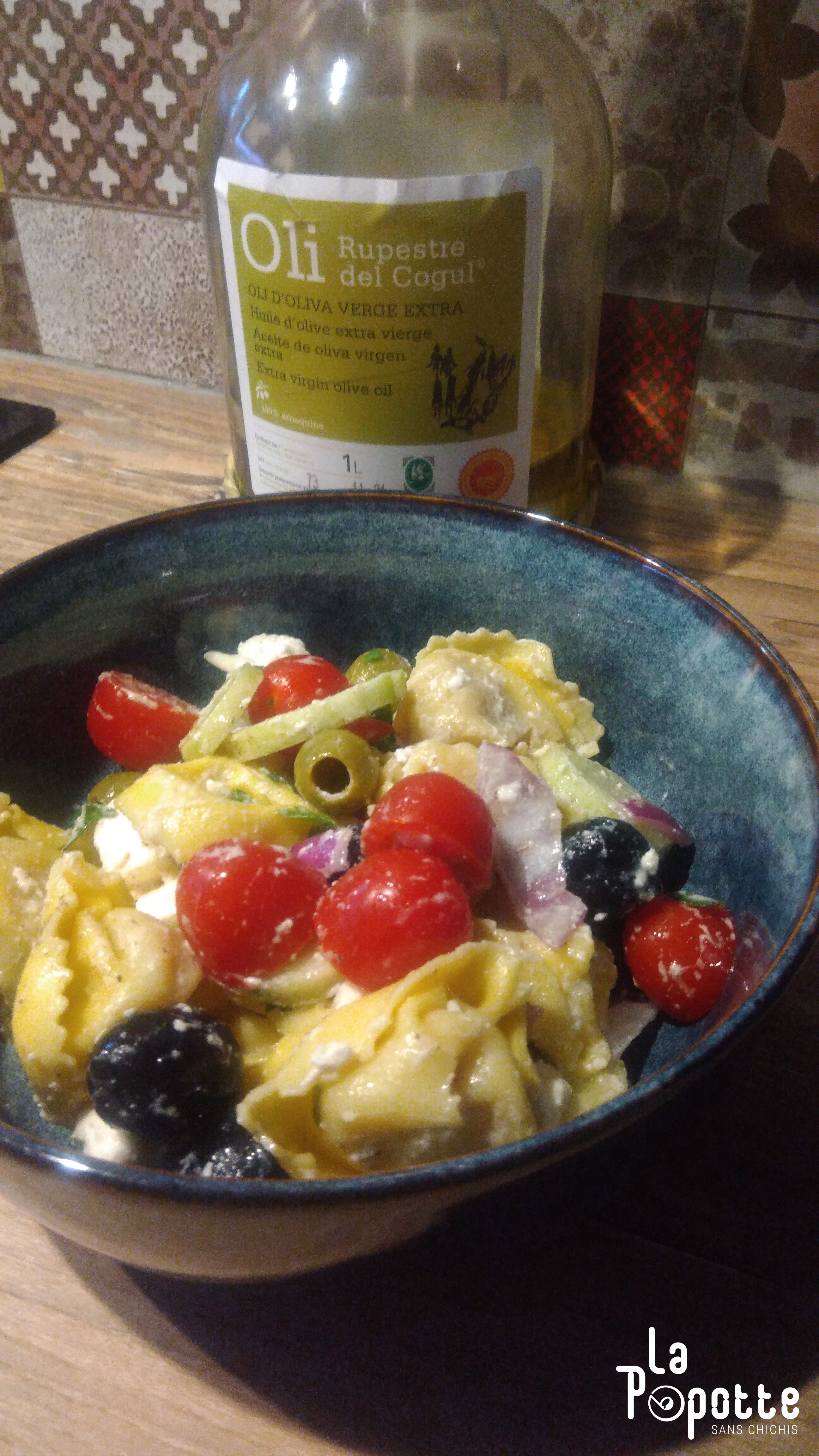 Salade de tortellini à la grecque