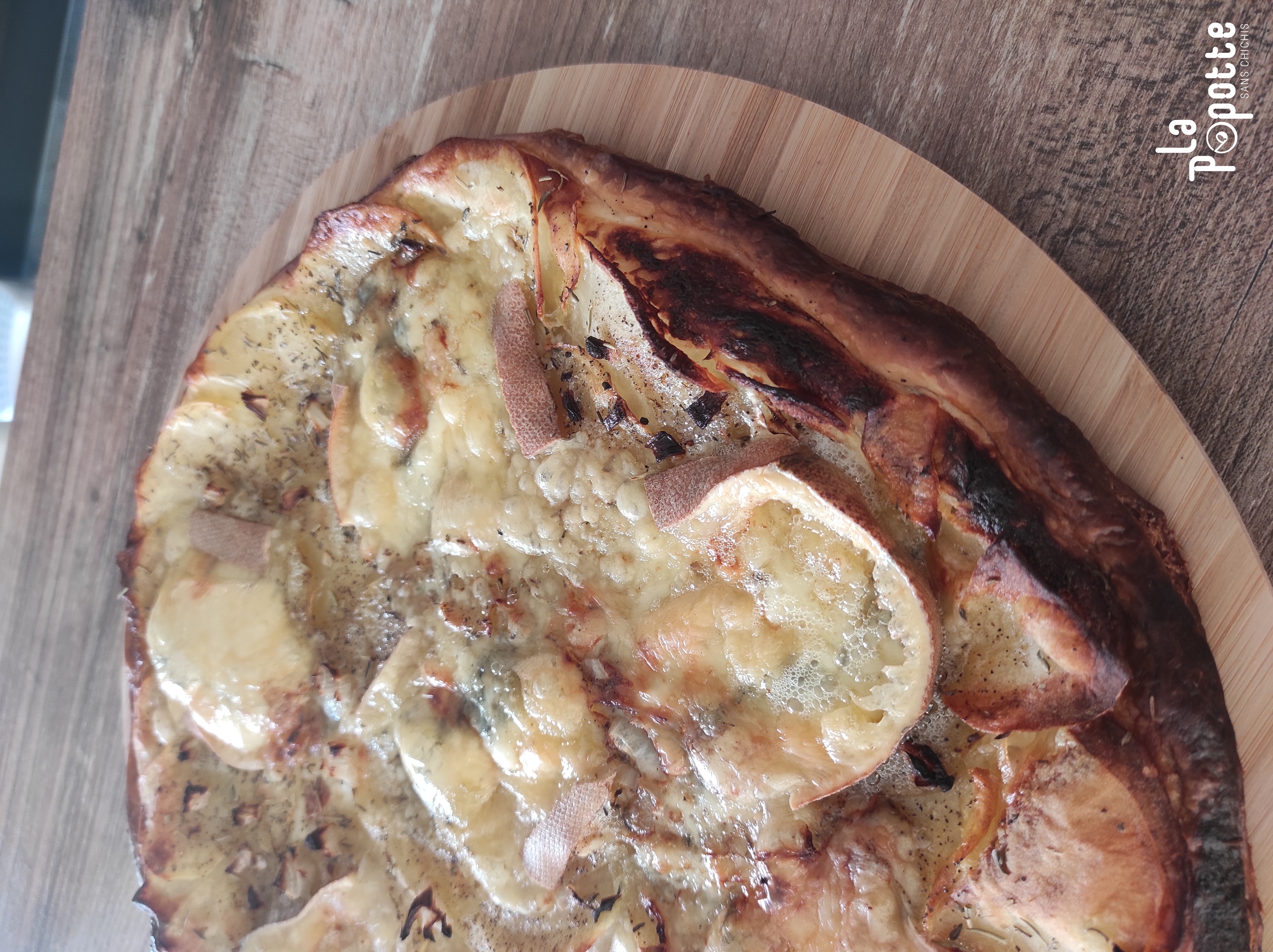 Tarte fine pommes de terre morbier