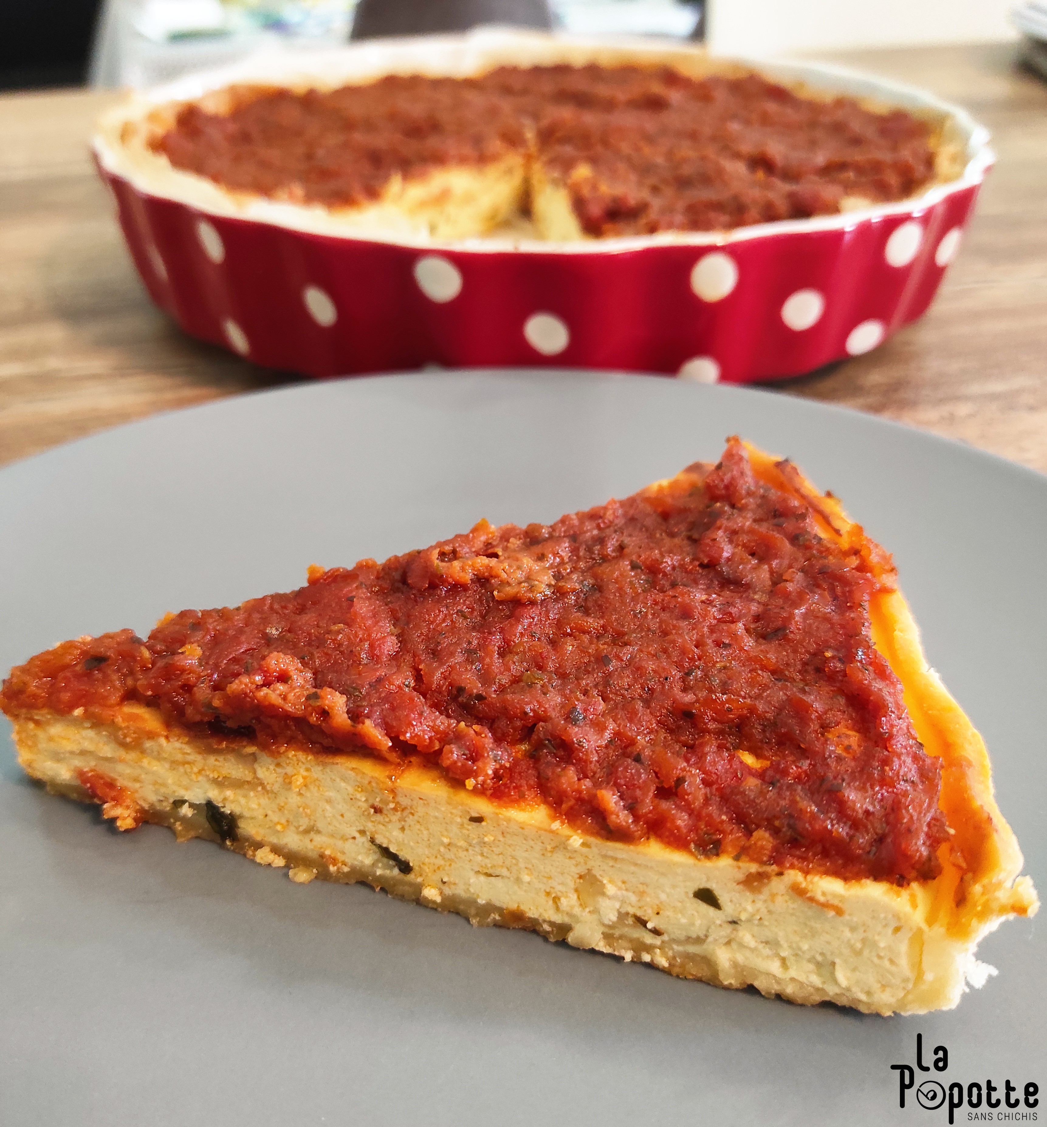 Tarte ricotta tomate