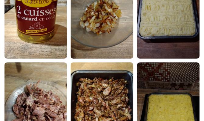 Confit de canard & son écrasé de pommes de terre...