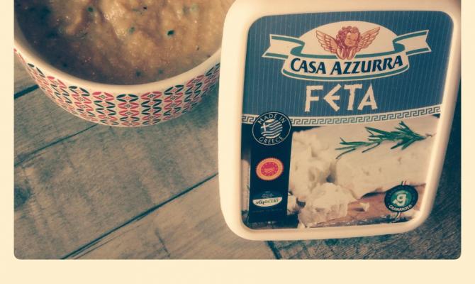 Pesto de courgette & feta...