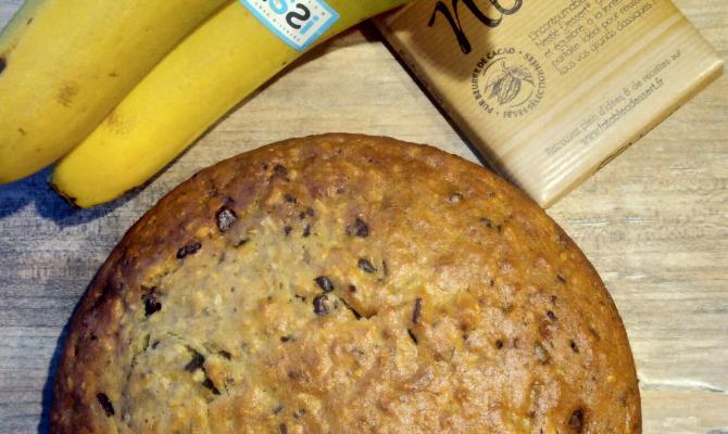 Moelleux banane chocolat...