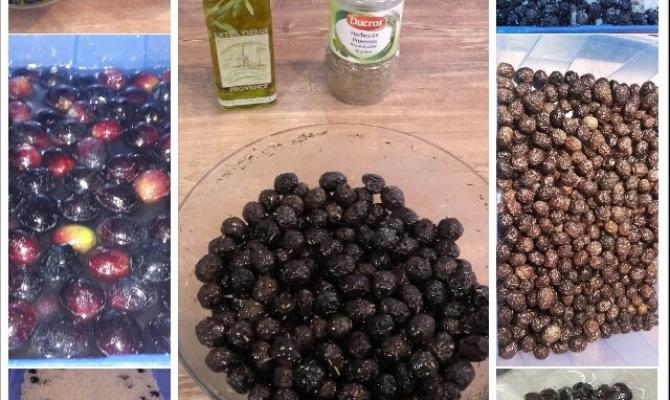 Olives noires à la grecque...