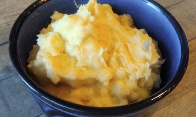 Purée fondante au gorgonzola…