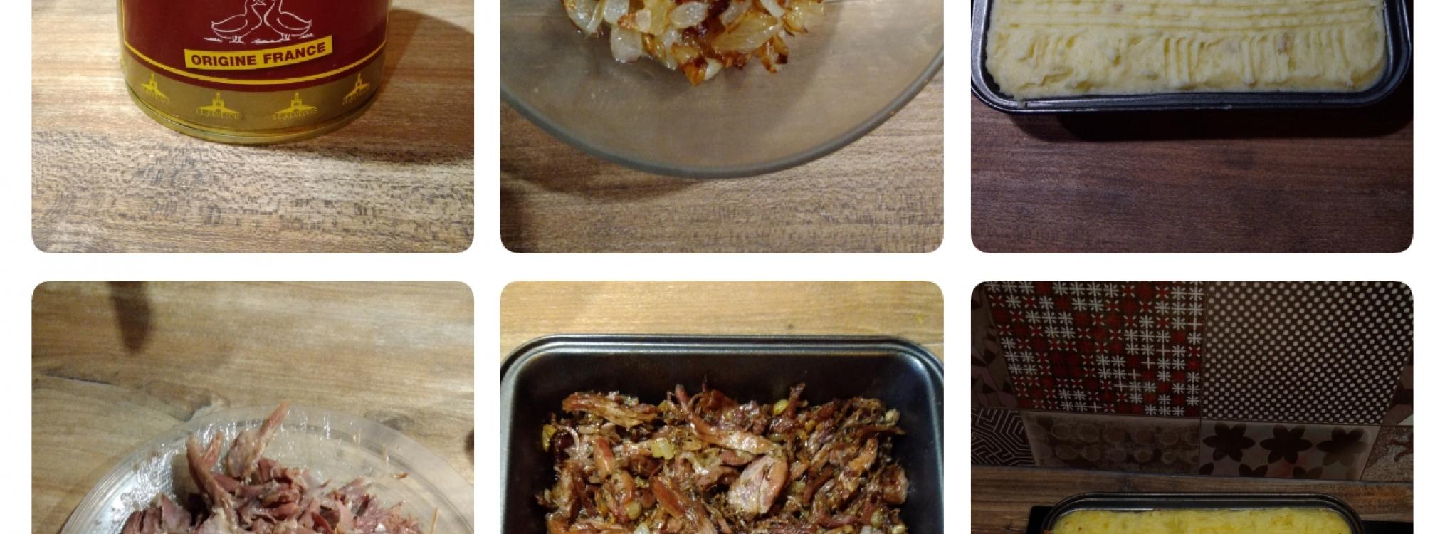Confit de canard & son écrasé de pommes de terre...