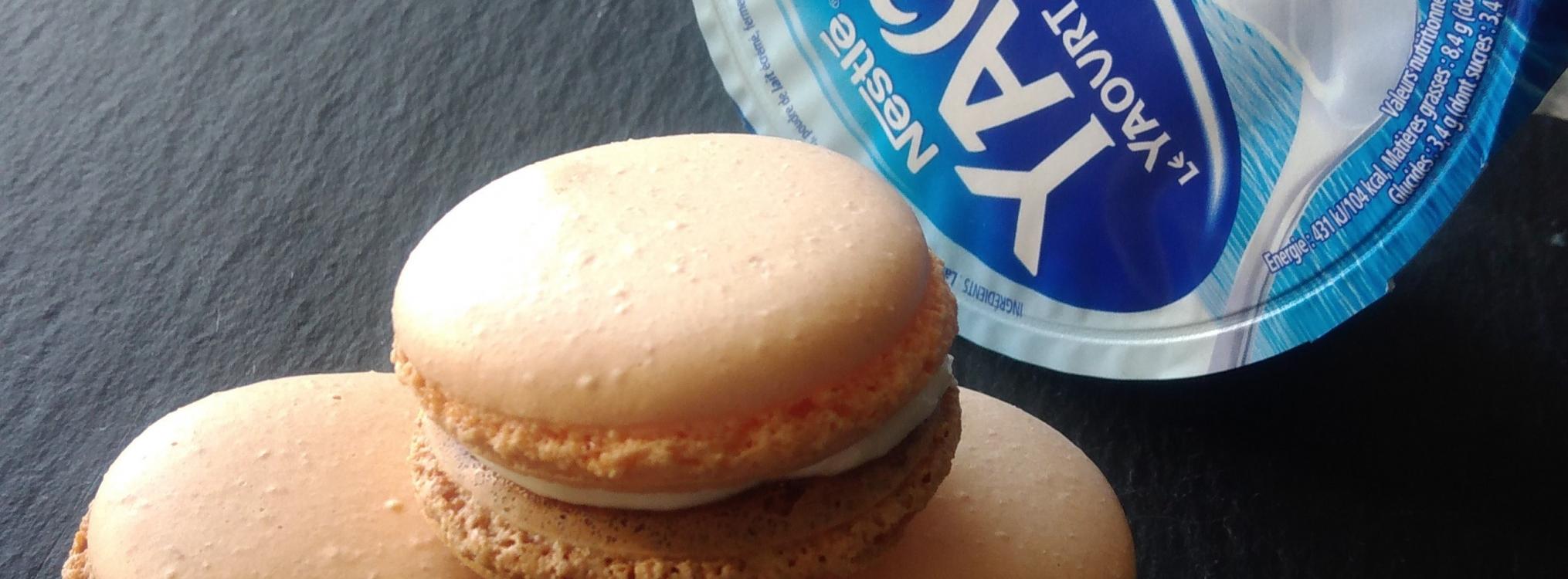 Macarons au yaourt...