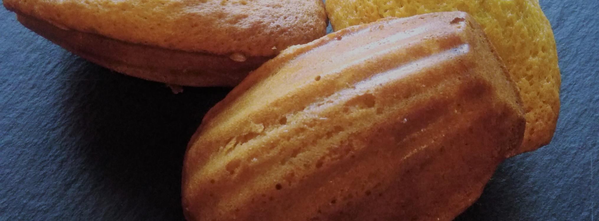 Madeleines à la pistache...