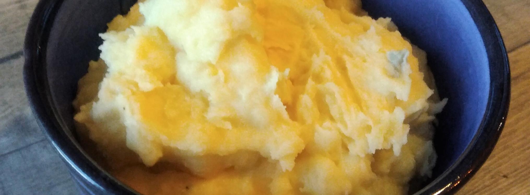 Purée fondante au gorgonzola…