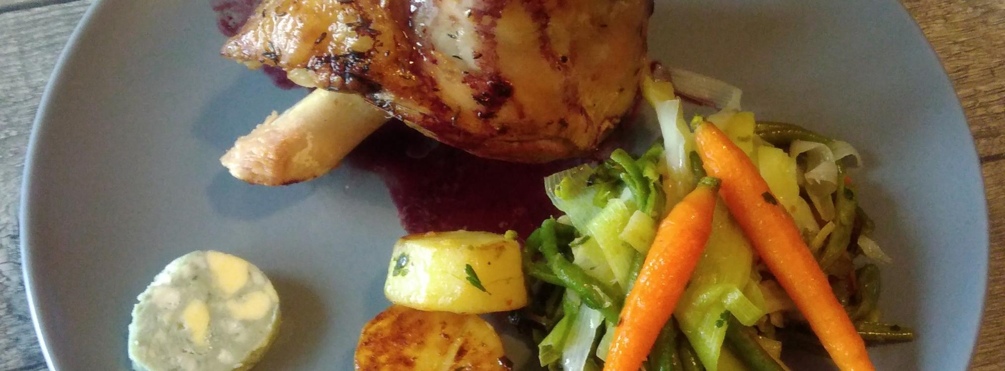 Souris d’agneau au beurre de Roquefort…