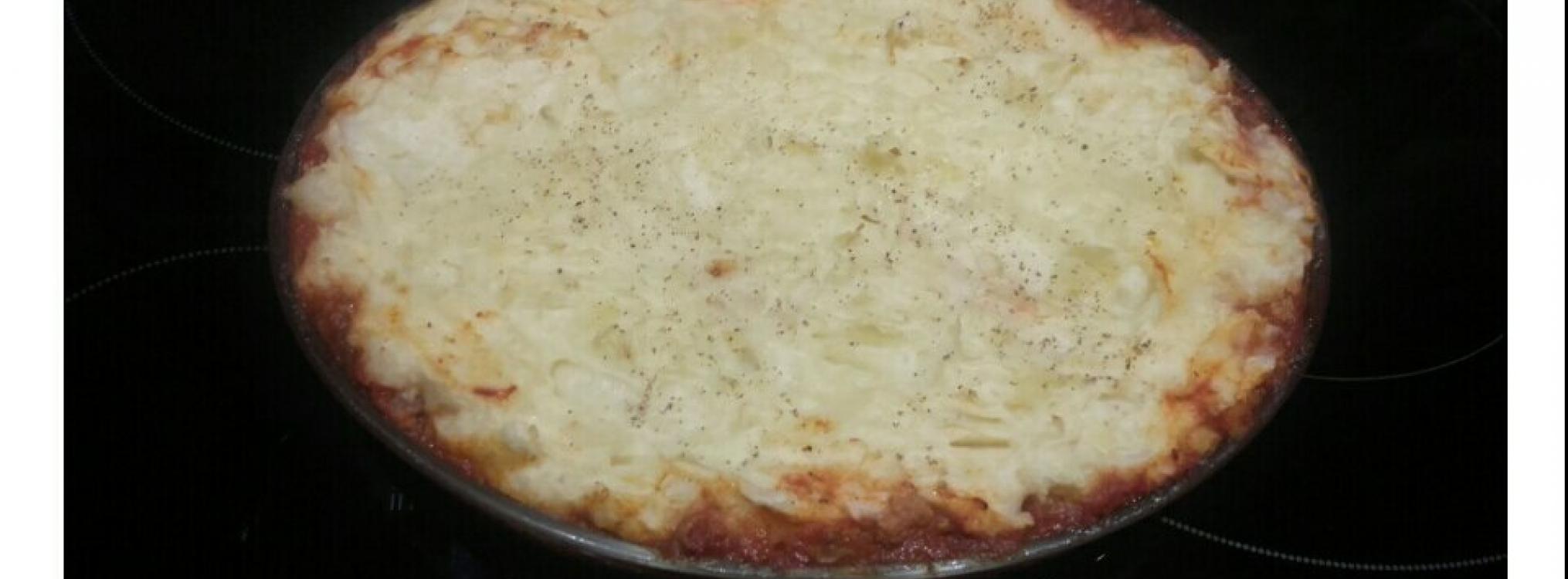 Parmentier de ragoût d'agneau...